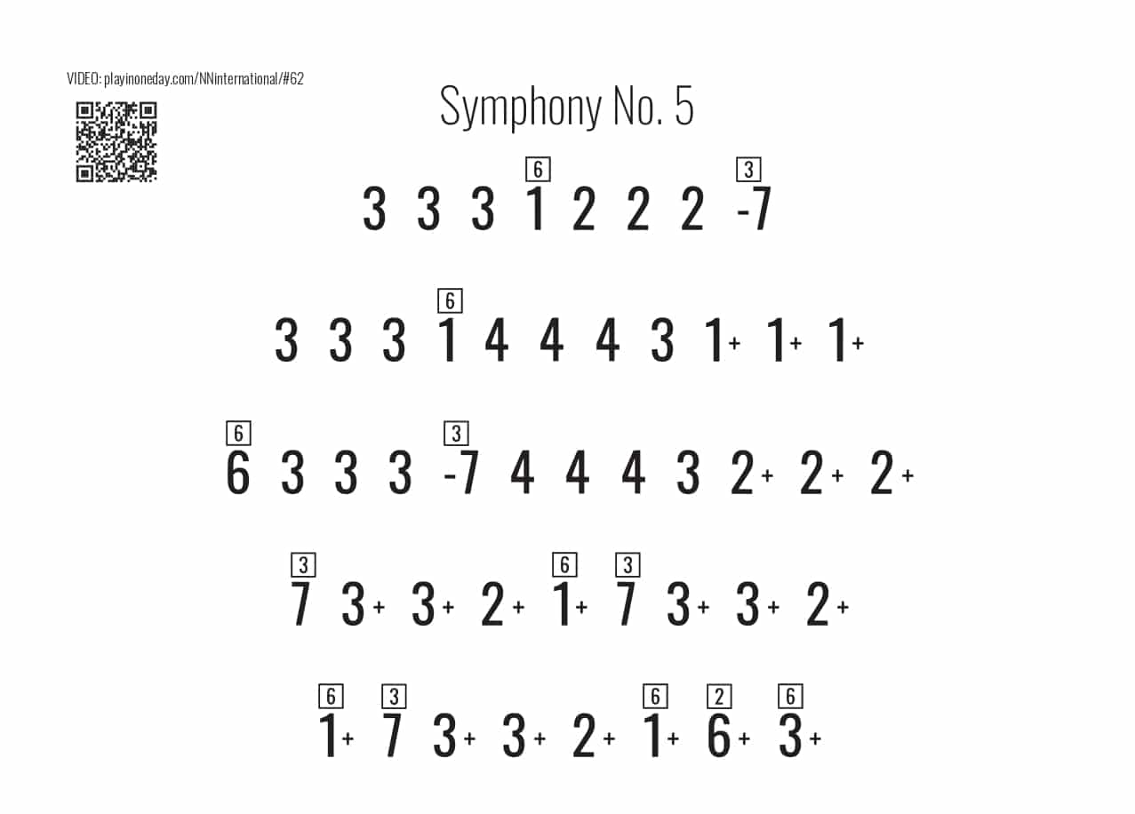Symphony No 5 kalimba song